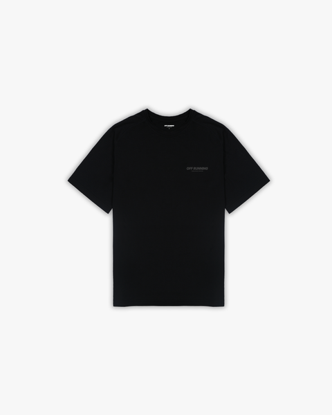 OFF RUNNING Oversized Team Tee - Black